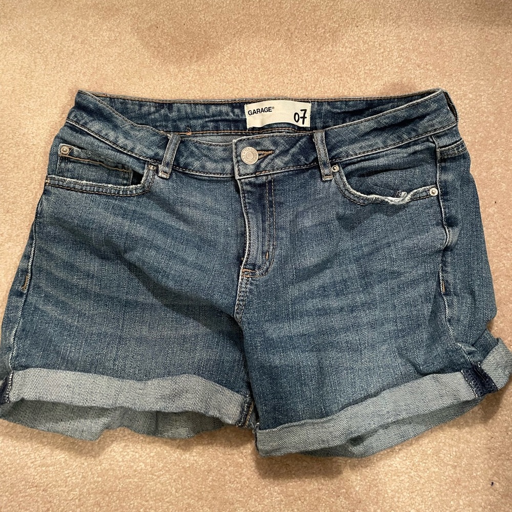 Jean shorts by garage size 7